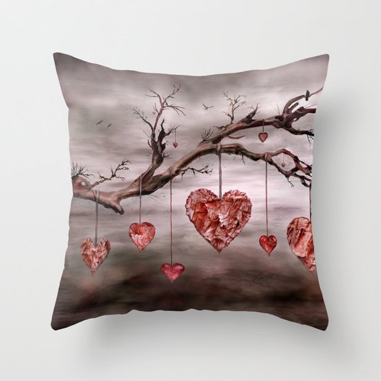 The new love tree Throw Pillow