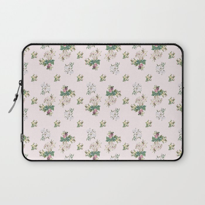 PINK VINTAGE GARDEN Laptop Sleeve