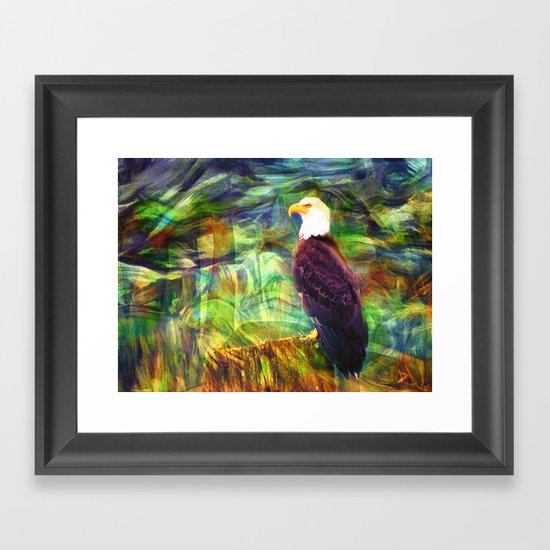 West Coast Eagle Framed Art Print