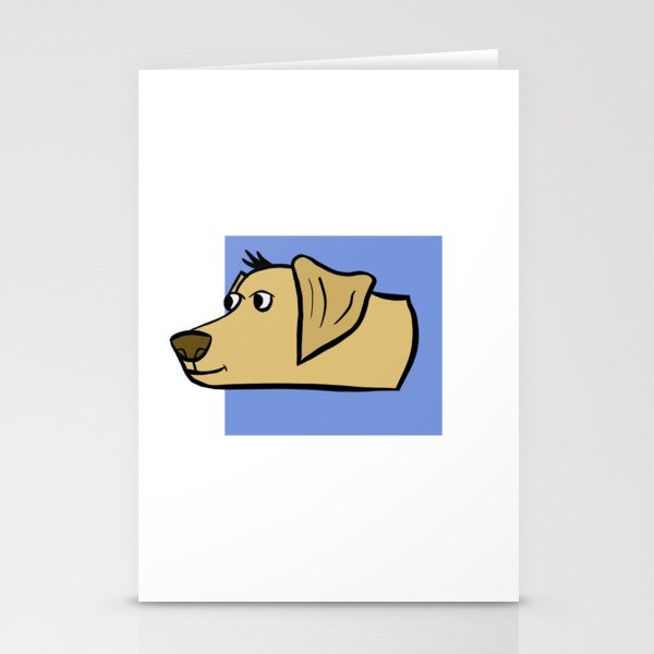 Labrador contrast design Stationery Cards