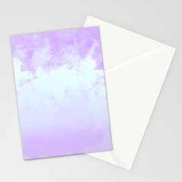 Pastel lavender sky Stationery Card
