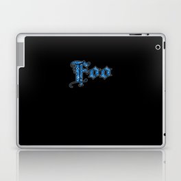 Foo Bandana Blue Rag Laptop Skin