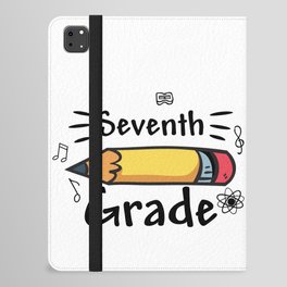 Seventh Grade Pencil iPad Folio Case