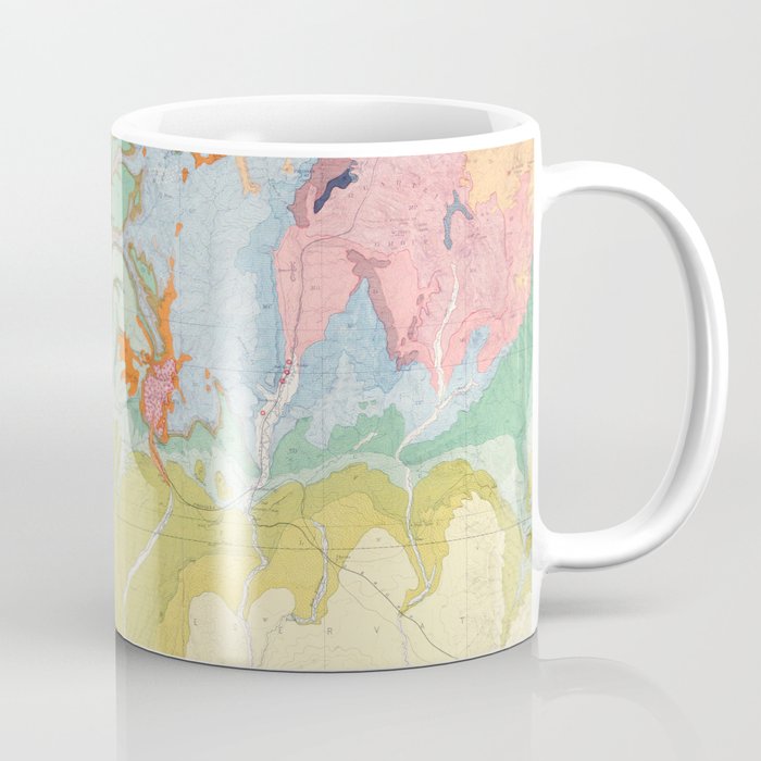Southwest Map - Pastel Coffee Mug