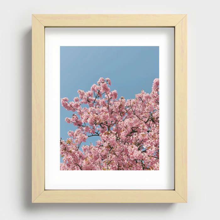 once and floral Recessed Framed Print