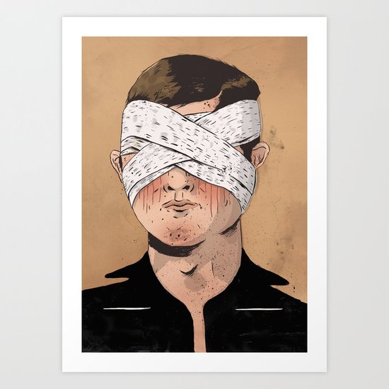 X-Ray Eyes Art Print