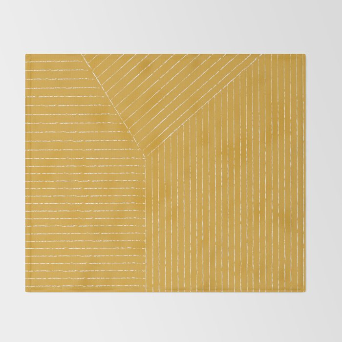 Lines (Mustard Yellow) Decke