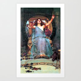 Circe Offers the Cup to Ulysses Art Print
