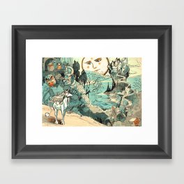 Last Unicorn Journey Framed Art Print