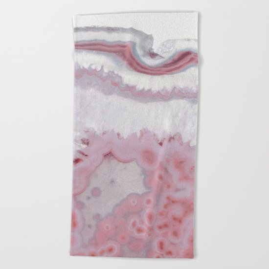 Blush Agate Beach Towel