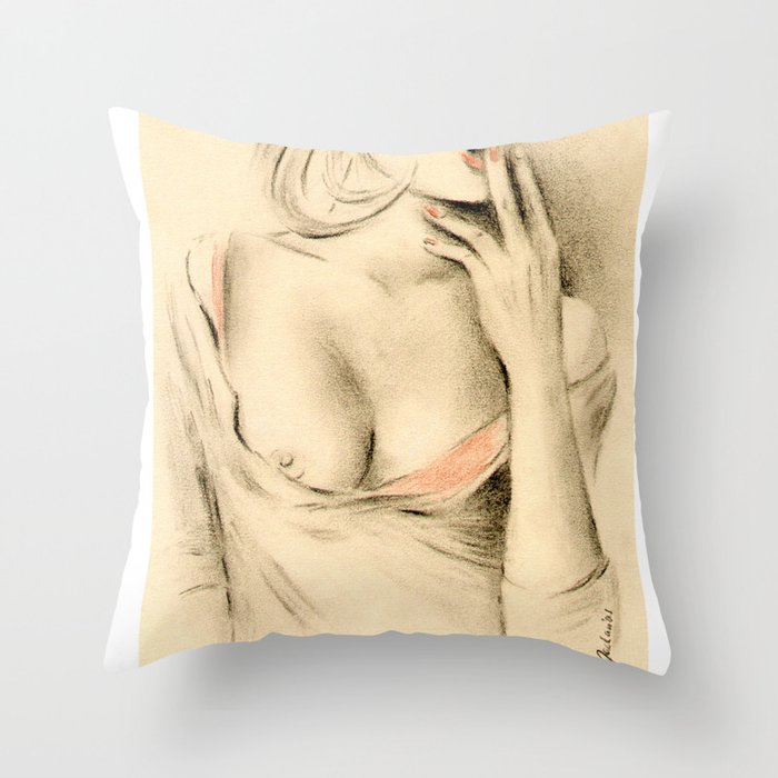 Aphrodite der Moderne Throw Pillow