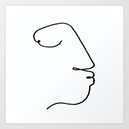 Abstract Face Art Prints For Any Decor Style Society6
