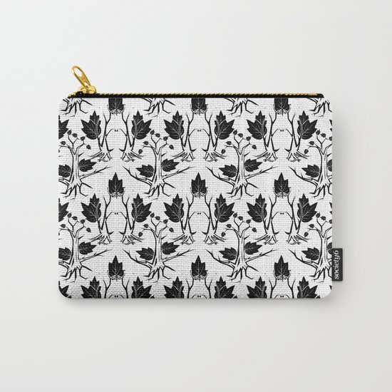 Pattern tree black Carry-All Pouch