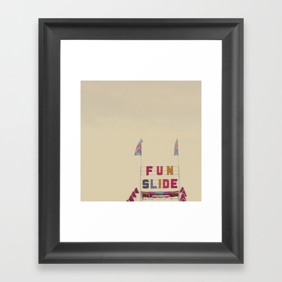 Fun Slide Framed Art Print