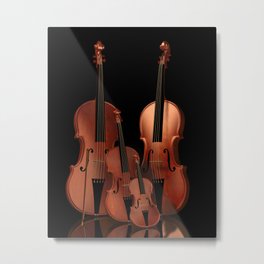 String Instruments Metal Print | Illustration, 3D, Digital, Music 