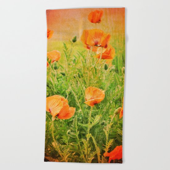 POPPIES Beach Towel