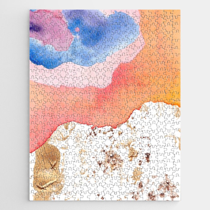 Marble Watercolor Jigsaw Puzzle