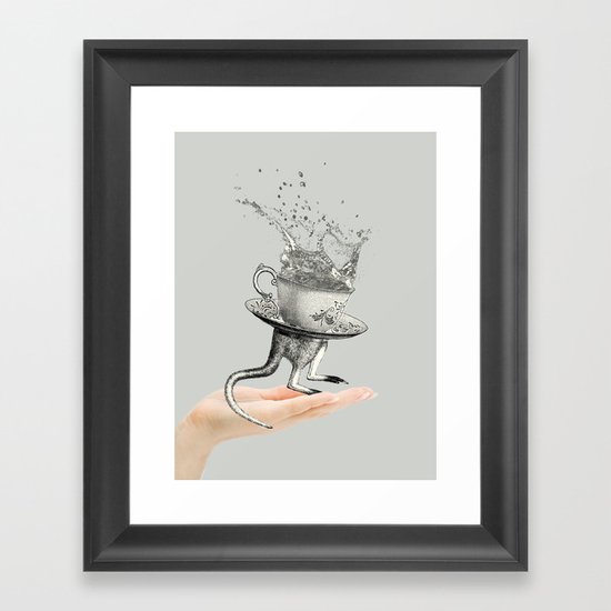 Out of my hand Framed Art Print