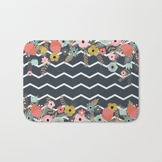 Flowers Bath Mat