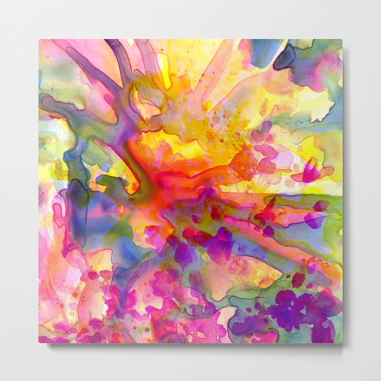 floral explosion Metal Print
