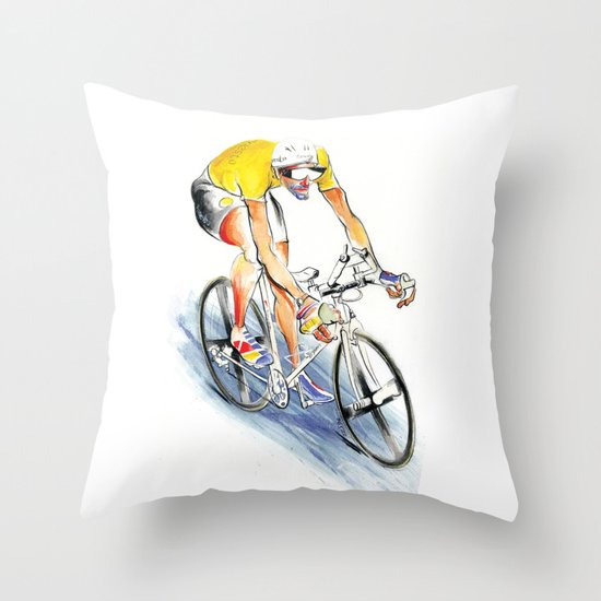 Racer Throw Pillow