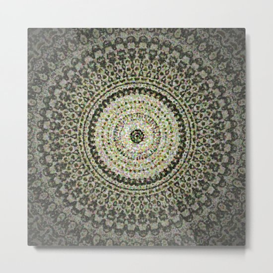 Fractal Kaleido Study 004 in CMR Metal Print
