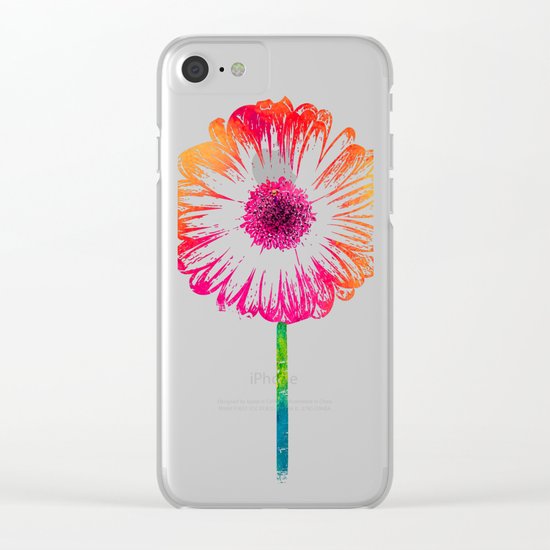 Gerbera Clear iPhone Case