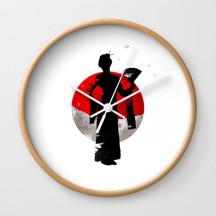 The Geisha Wall Clock
