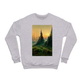 Walking into the forest of Elves Crewneck Sweatshirt