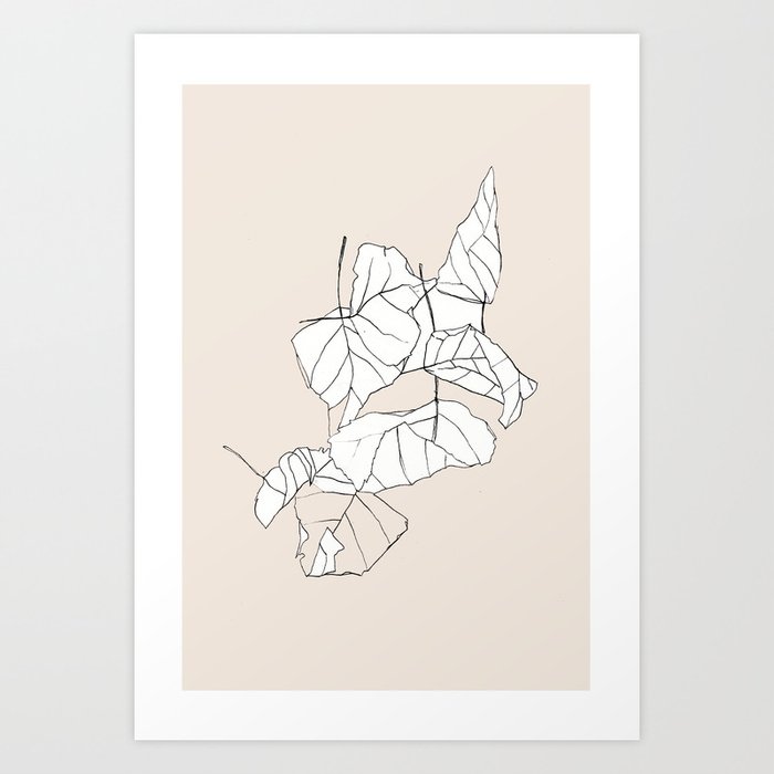 Leaves VII Art Print