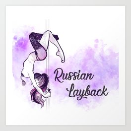Russian Layback | Exotic Dancer Art Print