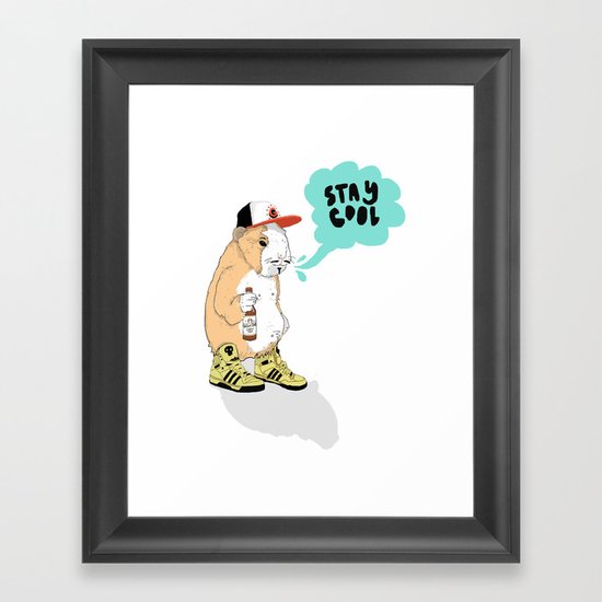 Stay Cool Framed Art Print