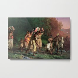 African American Masterpiece 'Emancipation or On to Liberty' by Theodor Kaufmann Metal Print