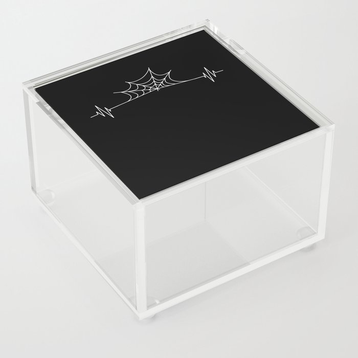 Spider web frequency Acrylic Box