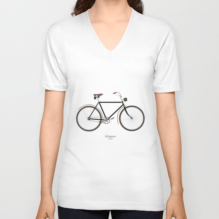 Vintage Dürkopp Bike V Neck T Shirt