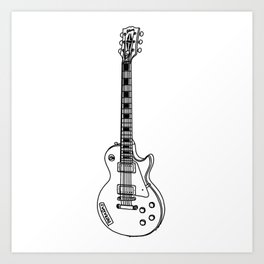 Electric Guitar #1 Art Print