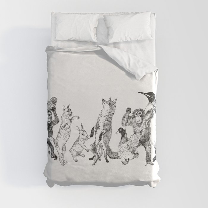 Party Animals Duvet Cover