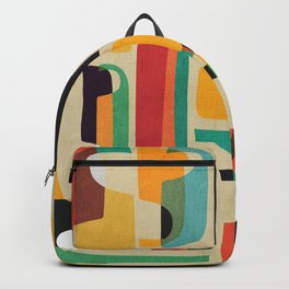 Call her now Backpack | Simple, Pattern, Expressionism, Modern, Illustration, Retro, Whimsical, Other, Geometric, Digital 