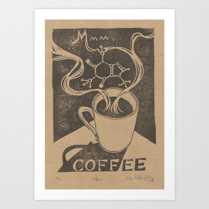 Mmm... Coffee Art Print