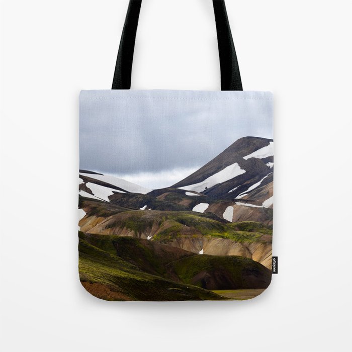 Snowy Mountains Tote Bag