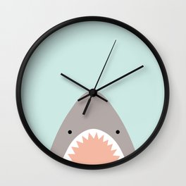 shark attack Wall Clock