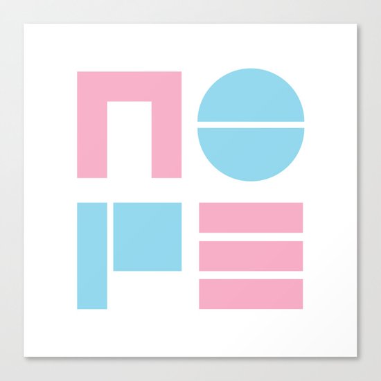 Nope Canvas Print
