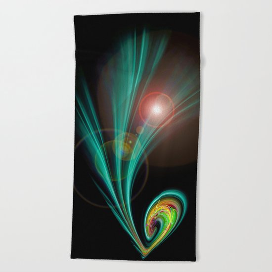 Magical Light and Energy 2 Beach Towel