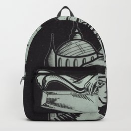 Coffin Backpack | Abstract, Vector, Graphite, Acrylic, Pattern, Oil, Ink Pen, Pastel, Colored Pencil, Digital 