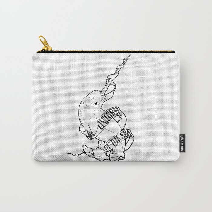 Unicorn of the Sea Carry-All Pouch