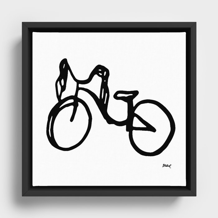 Bicycle Diaries :: Streamers Framed Canvas