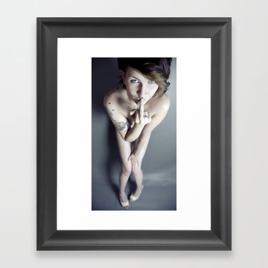 Cool Nude Framed Art Print