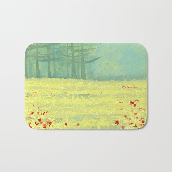 Meadow near Périgueux Bath Mat