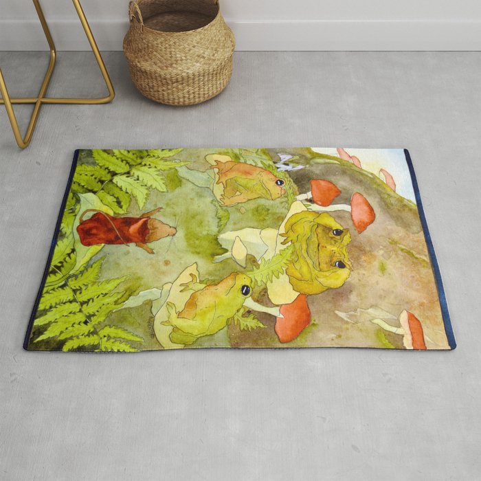 Toad Council Rug