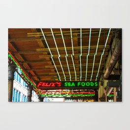 Felix's Seafood Restaurant in New Orleans French Quarter Canvas Print